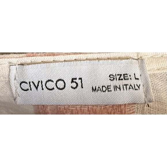 Civico 51 Boho Pom Pom Tassel‎ Dress | Made in Italy Size L Festival Vacation - Picture 6 of 8